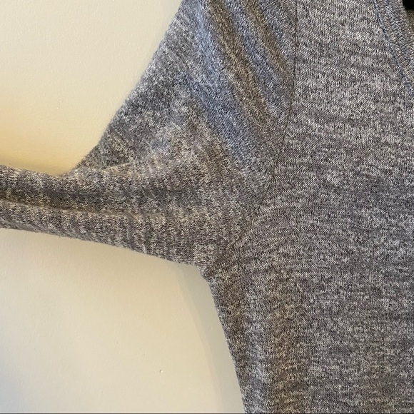Aritzia-Ardant Heather Grey Bodycon Midi Long Sleeve Dress (Size:Medium) - Picture 10 of 12